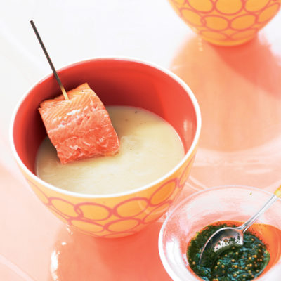 Chilled fennel-and-potato soup