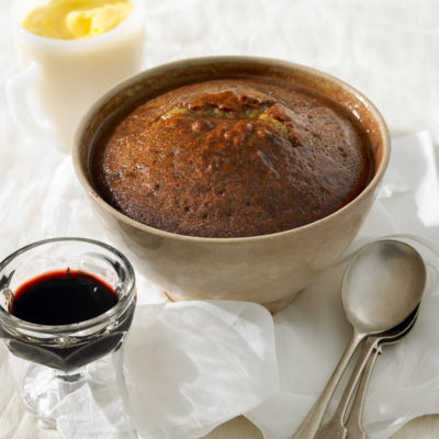 Traditional malva pudding