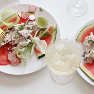 This easy 3-course menu is perfect for midweek entertaining