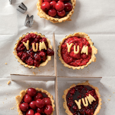 Berry-burst pies