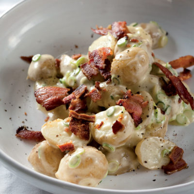 Potato salad with bacon