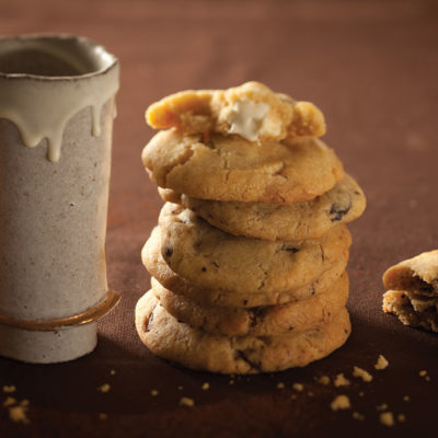 Oversized salted chocolate chip cookies