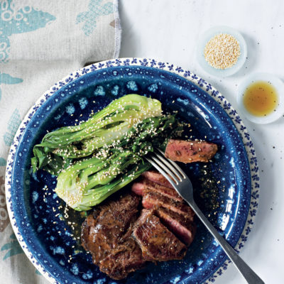 Asian-style beef steaks