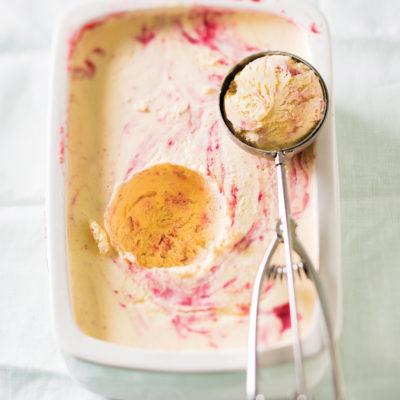 Plum semifreddo