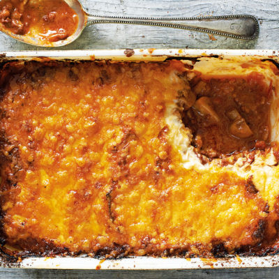 Beef and cauli mash shepherds pie