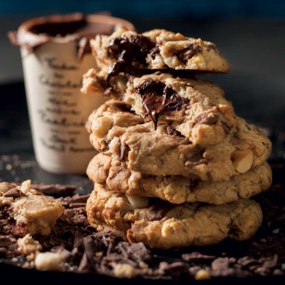 Double-trouble chocolate-chip cookies