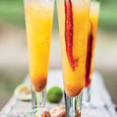 Cape gooseberry and chilli margarita