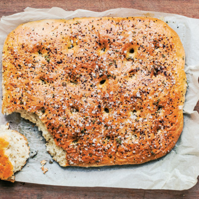 Eastern style focaccia