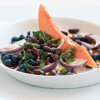 A plate of red beans and sticky papino