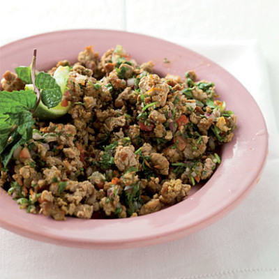 Asian minced pork salad