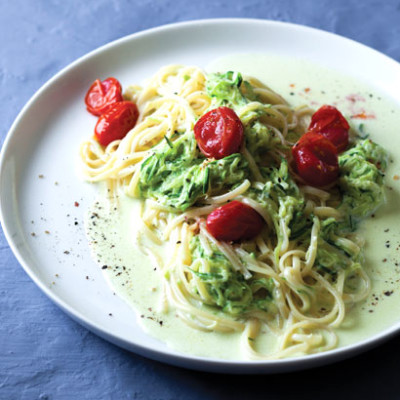 Baby marrow pasta