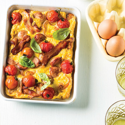 Baked breakfast omelette