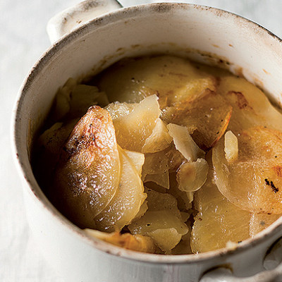 Baked potato fondant