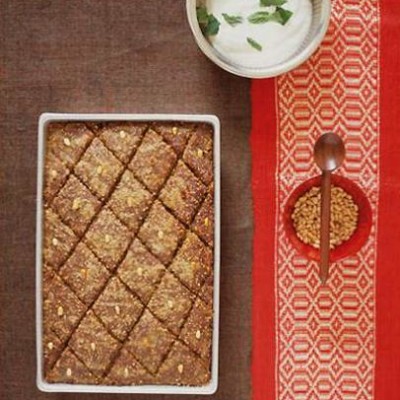 Baked stuffed kibbeh