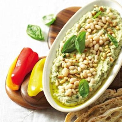 Bean pesto spread