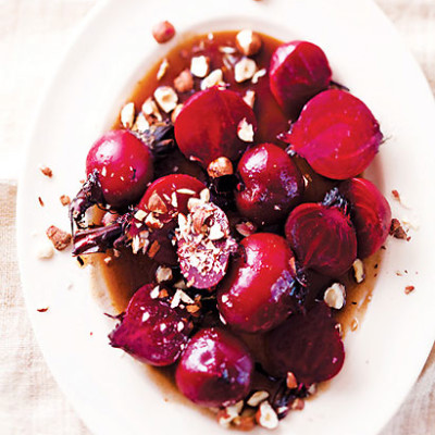 Beetroot-and-hazelnut salad