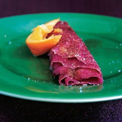 Beetroot pancakes