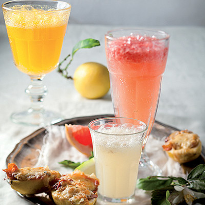 Blood orange French 75