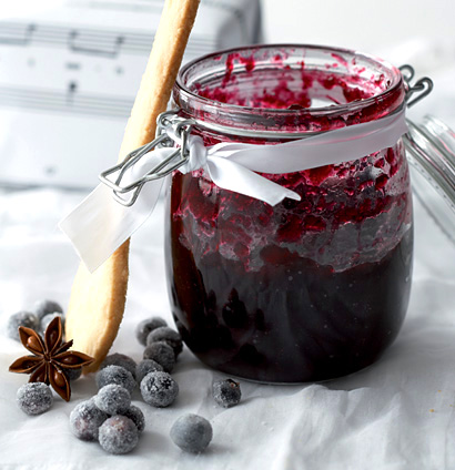 homemade blueberry jam