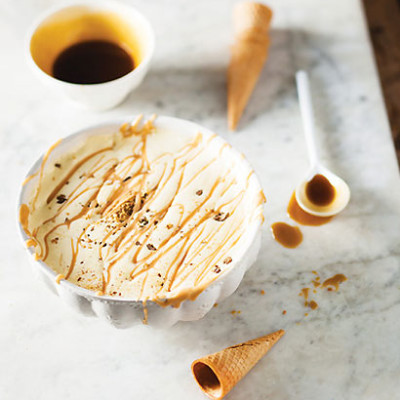 Caramel semifreddo