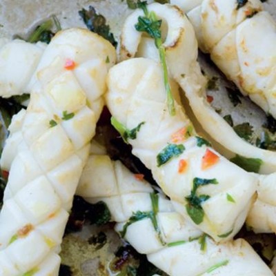 Chilli-and-coriander calamari