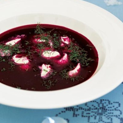 Cold beetroot soup