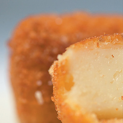 Crumbed parmesan