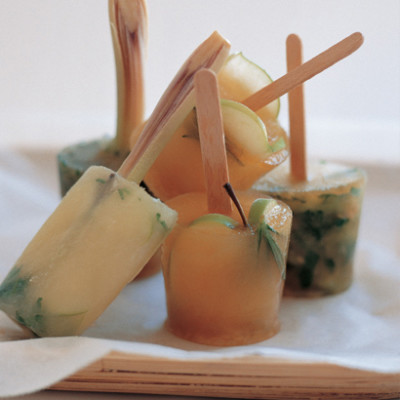 Detox iced lollies