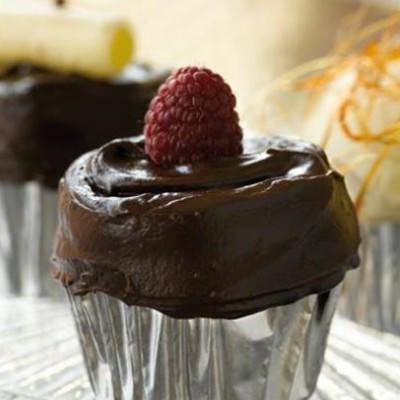 Glamorous chocolate cupcakes