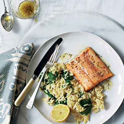 Greek-style grilled fish