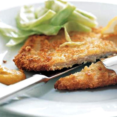 Japanese-style pork schnitzel