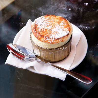 Lemon-and-lime souffle