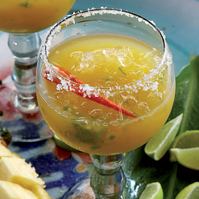 Mango-and-chilli margarita