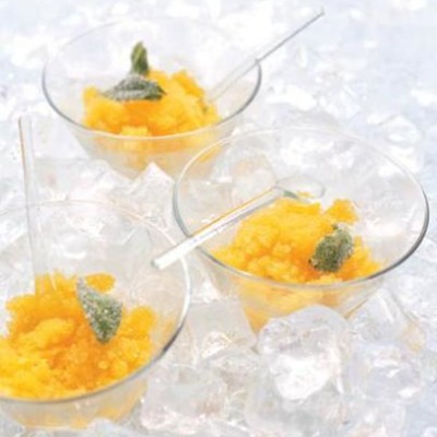 Mango granita