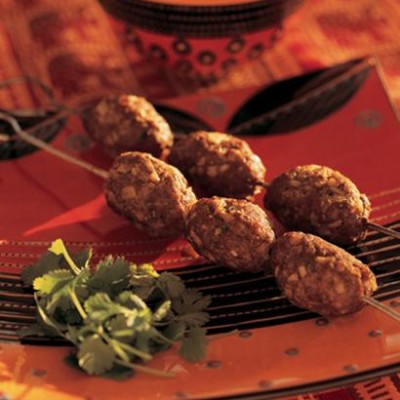 Minced lamb kebabs