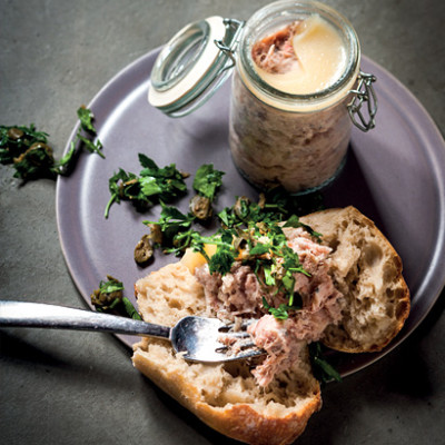 Pork and duck rillettes