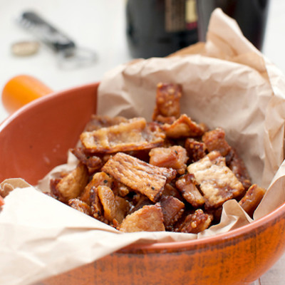 Pork scratchings