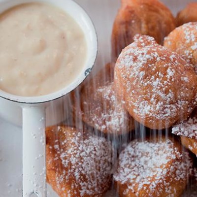 Pumpkin or butternut fritters