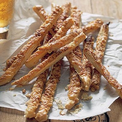 Quick cheese straws