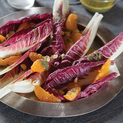 Radicchio salad with clementines