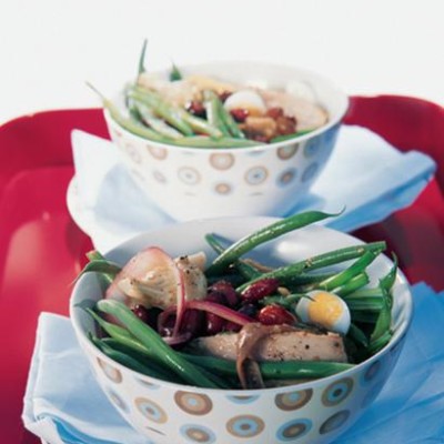 Salad Nicoise with fresh tuna