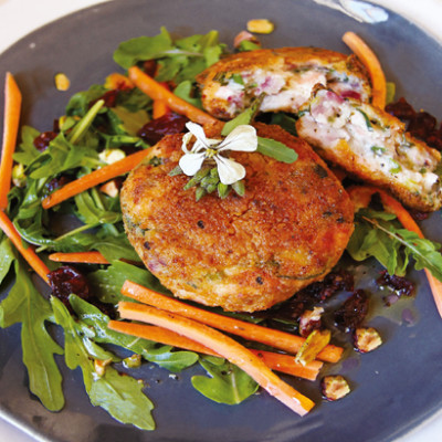 Salmon fish cakes by Siba