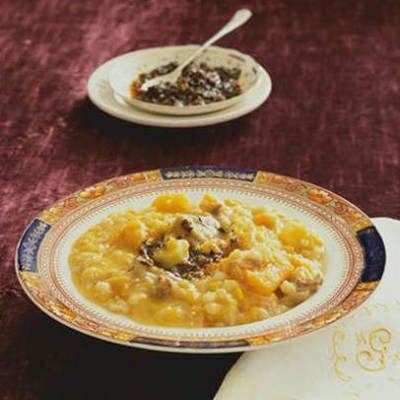 Samp-and-bean soup (Locro Argentina)