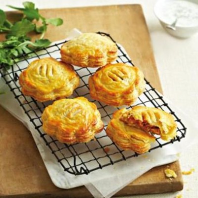 Spiced sweet potato and butternut yoghurt pies