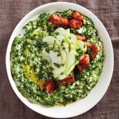 Spinach risotto