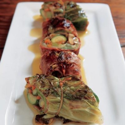 Stuffed cabbage leaves