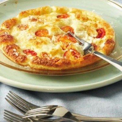 Tomato and cheese souffle