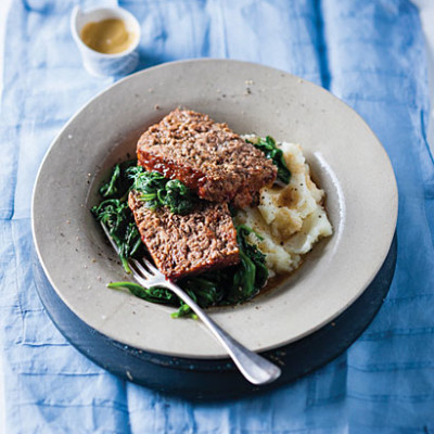 Tomato-and-honey-glazed meatloaf