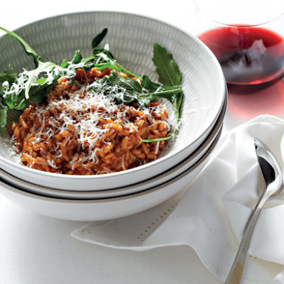 Tomato and Parmesan risotto