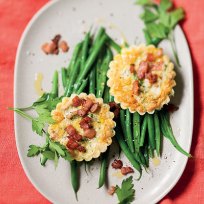 Tuna-and-bacon tartlets